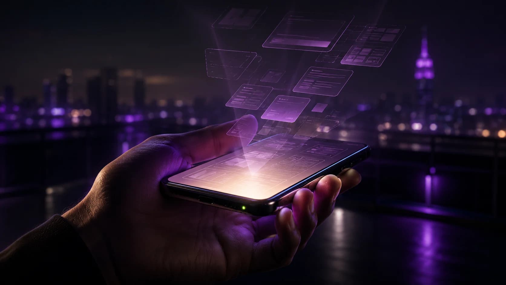 AI app development service by IrenicTech — AI-native Flutter and React Native mobile apps for iOS and Android