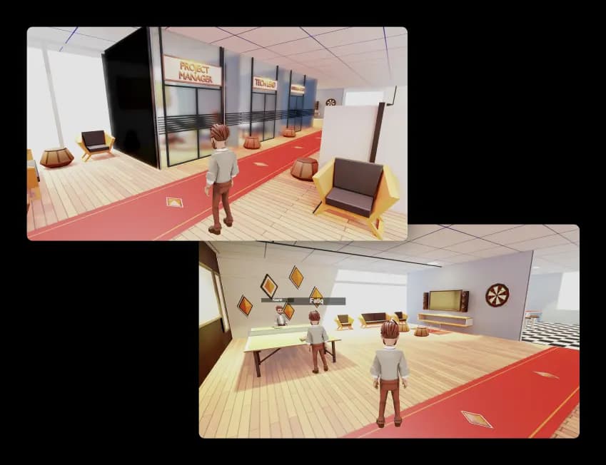 Irenicverse WebGL office: Three.js technology stack and architecture overview